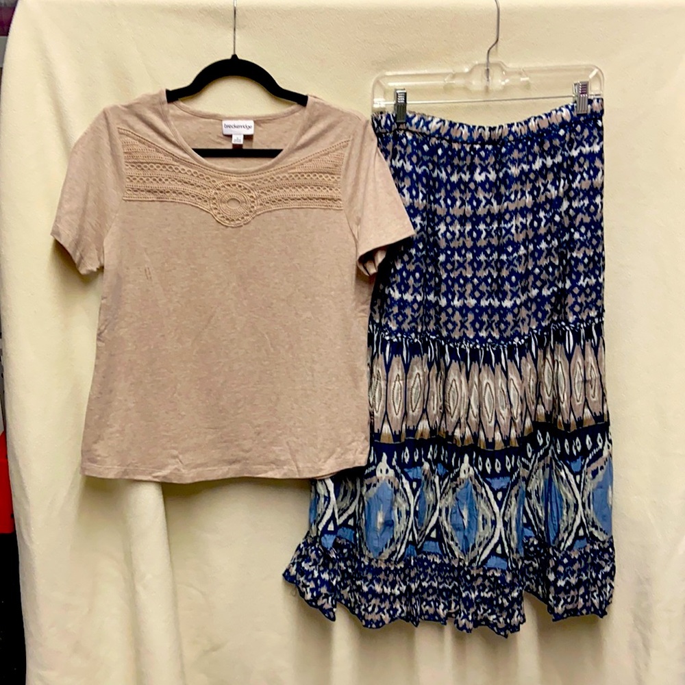 Skirt top combo!